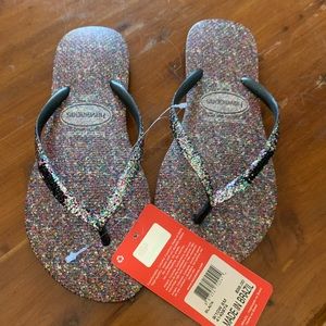 Women’s Havaianas  Slim Carnaval Glitter Flipflops